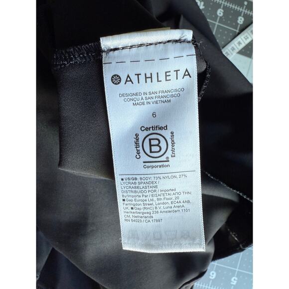 $148 Athleta Stellar Flare Trouser - Size 6 - Black - Picture 11 of 11